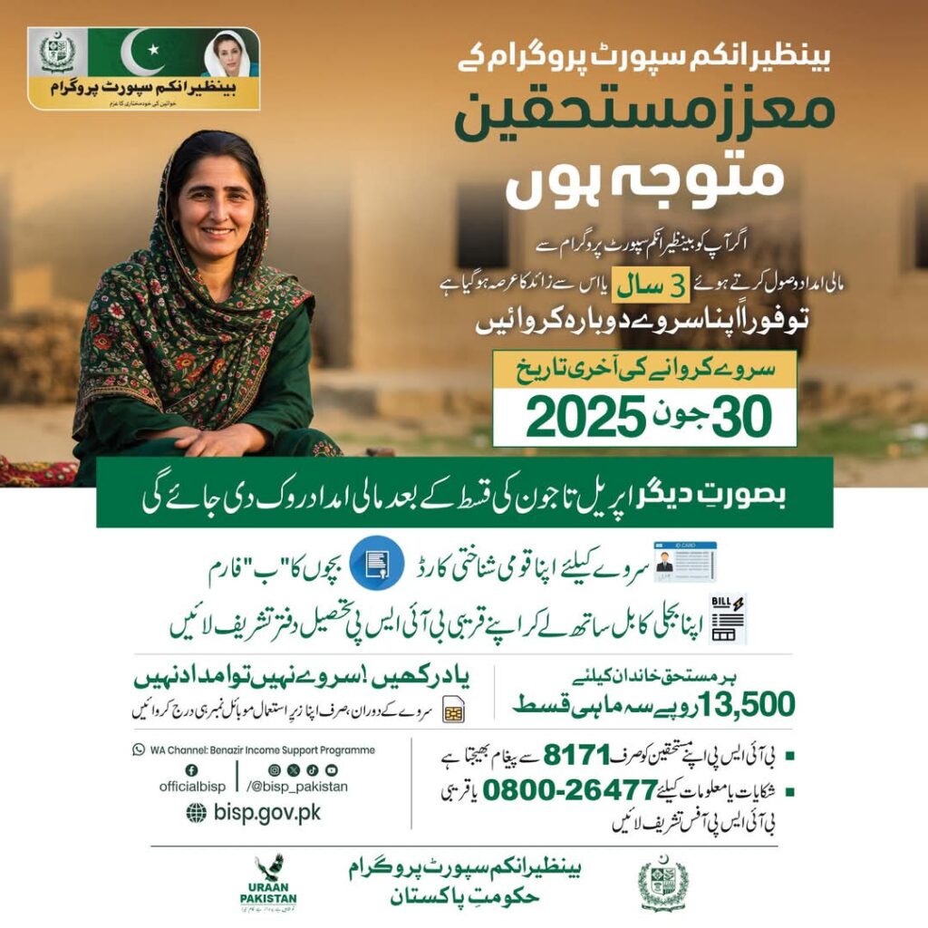 Benazir Income Support Programme Benazir Income Support Programme