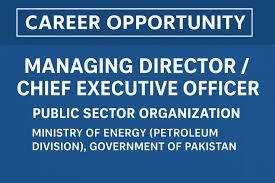 Career Opportunity: Managing Director / Chief Executive Officer