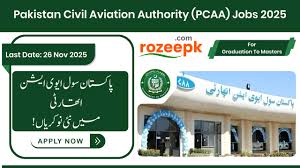 PCAA Jobs 2025 – Pakistan Civil Aviation Authority