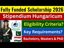 Stipendium Hungaricum Scholarship 2026-2027 Pakistan