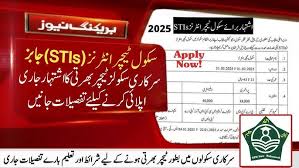 Punjab STI Teacher Jobs 2025