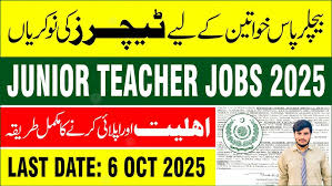 95% Marks Based Junior Language Teacher Jobs 2025 Pakistan