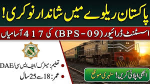 Pakistan Railways Assistant Driver Jobs 2025