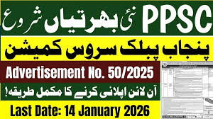 PPSC Assistant Professor Jobs 2025