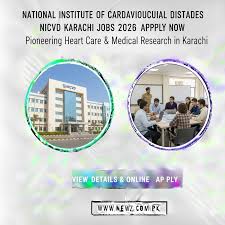 Latest NICVD Karachi Jobs 2026