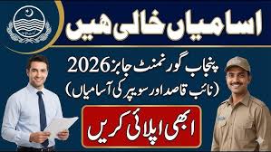 Walk-In Interviews for Naib Qasid and Sweeper