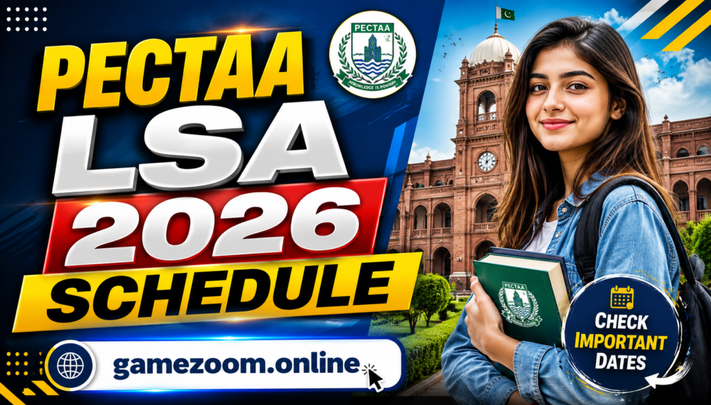 PECTAA LSA 2026 Schedule