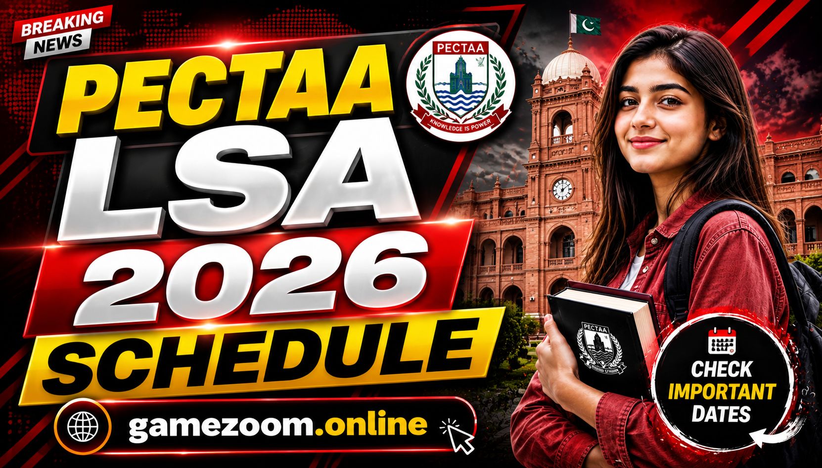 PECTAA LSA 2026 Schedule